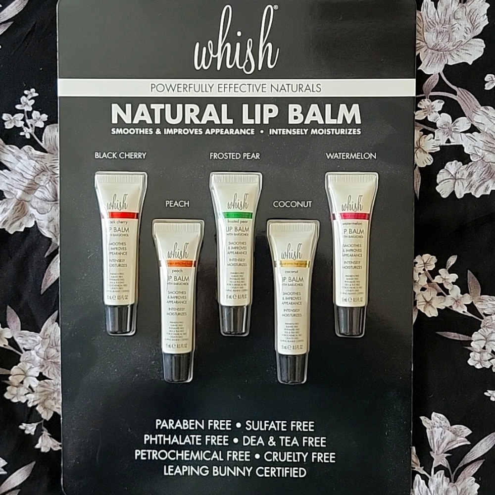 Whish Lip Balm set of 5. FULL size